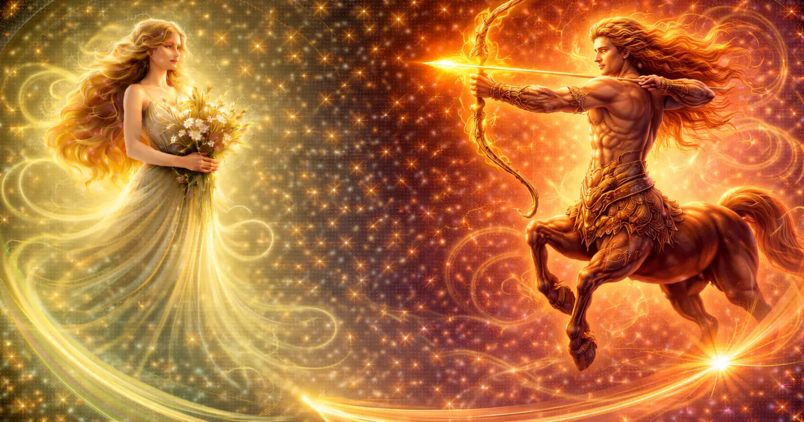 <p>Virgo and Sagittarius are zodiac neighbors that operate at opposite frequencies. On the surface, their natural tendencies — precision versus adventure — can seem incompatible. But in astrology, planetary synastry tells the real story: how your Mercury, Venus, Mars, Moon, and Sun align can reveal potential harmony or tension far more accurately than sun-sign stereotypes.</p><p>Instead of relying on sign compatibility clichés, this guide explores planetary interactions in Virgo–Sagittarius pairings and what they reveal about communication, attraction, conflict, and long-term growth.</p><h3>Mercury: Mind Meets Mind (Communication Style)</h3><p>Mercury rules Virgo and is associated with analytical thinking, details, and critical reasoning. Sagittarius is ruled by Jupiter, giving their Mercury a tendency toward big-picture thinking and philosophical exploration.</p><p><strong>Synastry insights:</strong></p><ul><li>&nbsp;Virgo Mercury + Sagittarius Mercury → Potential misalignment in communication style: Virgo analyzes details, Sagittarius communicates in broad strokes.&nbsp;</li><li>&nbsp;Virgo Mercury trine Sagittarius Jupiter → Excellent opportunity for intellectual expansion; Virgo refines ideas, Sagittarius inspires new horizons.&nbsp;</li><li>&nbsp;Virgo Mercury square Sagittarius Mercury → Tendency toward misunderstandings or debates over priorities.&nbsp;</li></ul><p><strong>Behavioral micro-example:</strong><br> When discussing weekend plans, Virgo might create a full schedule for errands and chores, while Sagittarius wants to improvise a spontaneous hike. Harmonious Mercury aspects allow compromise, while challenging aspects might lead to subtle frustration or eye-rolling.</p><h3>Venus: Attraction and Affection</h3><p>Venus reveals how each sign expresses love and attraction.</p><ul><li>&nbsp;Virgo Venus + Sagittarius Venus → Contrasting love languages: Virgo expresses affection through practical acts, Sagittarius through adventure and shared experiences.&nbsp;</li><li>&nbsp;Positive Venus aspects → Mutual curiosity about each other’s worldview, willingness to explore each other’s values.&nbsp;</li><li>&nbsp;Challenging Venus aspects → Potential for perceived emotional neglect: Virgo may see Sagittarius as inconsistent, Sagittarius may see Virgo as overly critical.&nbsp;</li></ul><p><strong>Behavioral micro-example:</strong><br> A Virgo partner might cook a homemade meal to show love, while Sagittarius responds by suggesting a surprise day trip. Harmonious Venus aspects turn these gestures into shared joy; tense aspects create subtle disconnects or misunderstandings about intentions.</p><h3>Mars: Drive and Conflict Resolution</h3><p>Mars governs energy, desire, and conflict resolution.</p><ul><li>&nbsp;Virgo Mars + Sagittarius Mars → Conflict style differences: Virgo is methodical, Sagittarius is impulsive.&nbsp;</li><li>&nbsp;Positive Mars aspects → Joint problem-solving with complementary strengths: Virgo strategizes, Sagittarius improvises.&nbsp;</li><li>&nbsp;Challenging Mars aspects → Arguments escalate due to mismatch in action vs. planning.&nbsp;</li></ul><p><strong>Behavioral micro-example:</strong><br> When assembling furniture, Virgo insists on following the instruction manual step by step, while Sagittarius skips around trying to finish quickly. Harmonious Mars aspects make the task collaborative; challenging aspects produce frustration or passive tension.</p><h3>Moon: Emotional Compatibility</h3><p>The Moon governs emotions, instinctive reactions, and comfort levels.</p><ul><li>&nbsp;Virgo Moon + Sagittarius Moon → Emotional needs differ: Virgo seeks security and routine; Sagittarius seeks freedom and novelty.&nbsp;</li><li>&nbsp;Harmonious Moon aspects → Opportunities for emotional growth: Virgo learns to loosen control, Sagittarius learns to stabilize.&nbsp;</li><li>&nbsp;Challenging Moon aspects → Potential emotional distance or misunderstandings.&nbsp;</li></ul><p><strong>Behavioral micro-example:</strong><br> After a stressful day, Virgo might want quiet reflection at home, while Sagittarius feels the urge to meet friends or engage in an activity. Harmonious Moon aspects allow compromise; challenging aspects could cause subtle resentment or unmet emotional needs.</p><h3>Sun: Core Identity and Life Purpose</h3><p>The Sun reflects ego, identity, and life purpose.</p><ul><li>&nbsp;Virgo Sun + Sagittarius Sun → Fundamental worldview differences: Virgo focuses on service and improvement, Sagittarius on exploration and meaning.&nbsp;</li><li>&nbsp;Positive Sun aspects → Mutual admiration and learning: Sagittarius inspires Virgo to dream bigger, Virgo helps Sagittarius bring ideas into actionable steps.&nbsp;</li><li>&nbsp;Challenging Sun aspects → Ego clashes, differing priorities, or judgment conflicts.&nbsp;</li></ul><p><strong>Behavioral micro-example:</strong><br> When making a long-term decision like moving cities, Virgo evaluates the practical logistics and budget, while Sagittarius emphasizes adventure and personal growth. Positive Sun aspects lead to collaborative decision-making; challenging aspects can create tension or repeated debates.</p><h3>Composite Synastry: Combining Planetary Dynamics</h3><p>When evaluating a Sagittarius-Virgo relationship, consider <strong>combined planetary interactions</strong>:</p><ul><li>&nbsp;Mercury–Venus → How the couple communicates love and affection&nbsp;</li><li>&nbsp;Mars–Moon → How conflicts and emotional needs interact&nbsp;</li><li>&nbsp;Sun–Mars → How personal identity and drive align&nbsp;</li></ul><p><strong>Behavioral micro-example:</strong><br> During a household project, Virgo might organize schedules and responsibilities, Sagittarius may propose alternative approaches. The couple’s combined planetary interactions determine whether these differences create synergy or friction.</p><p><strong>Takeaway:</strong> The planetary network in synastry can either amplify differences or harmonize opposing energies. Multiple supportive aspects allow a Virgo–Sagittarius couple to balance structure with spontaneity, logic with exploration, and practicality with optimism.</p><h3>FAQ: Planetary Synastry Perspective</h3><p><strong>Can Virgo and Sagittarius ever feel “naturally compatible”?</strong></p><p>Yes — but only if planetary aspects are harmonious. Mercury, Venus, and Mars aspects determine whether communication, attraction, and conflict resolution flow naturally.</p><p><strong>Why do Virgo and Sagittarius often misunderstand each other?</strong></p><p>They operate on opposite mental and emotional wavelengths: Virgo is detail-oriented and cautious, Sagittarius is adventurous and philosophical. Challenging Mercury, Moon, or Mars aspects exacerbate these differences.</p><p><strong>What planetary aspects make this pairing work best?</strong></p><ul><li>&nbsp;Mercury trine Jupiter → intellectual expansion&nbsp;</li><li>&nbsp;Venus trine or sextile Venus → complementary love expressions&nbsp;</li><li>&nbsp;Mars trine or sextile Mars → smooth conflict resolution&nbsp;</li><li>&nbsp;Moon trine or sextile Moon → emotional harmony&nbsp;</li></ul><p><strong>Why is planetary synastry more important than sun signs here?</strong></p><p>Because Virgo and Sagittarius have opposing sun qualities (Earth vs Fire), planetary interactions determine whether the relationship can practically and emotionally thrive beyond surface-level differences.</p><h3>Bottom Line</h3><p>Virgo and Sagittarius sun signs suggest contrasts, but planetary synastry reveals the real story.</p><p>The difference between a harmonious and a challenging pairing often depends less on the sun signs themselves and more on how Mercury, Venus, Mars, Moon, and Sun interact.</p><p>With supportive aspects, this pairing becomes a union of practical refinement and adventurous optimism, balancing the need for order with the call of freedom.</p><p>Learn more about <a href="https://astroscope.net/en/horoscope/virgo/love"><strong style="text-decoration: underline;">Virgo</strong></a><strong> </strong>and <a href="https://astroscope.net/en/horoscope/sagittarius/love"><strong style="text-decoration: underline;">Sagittarius</strong></a><strong> </strong>Love and Relationships.</p>